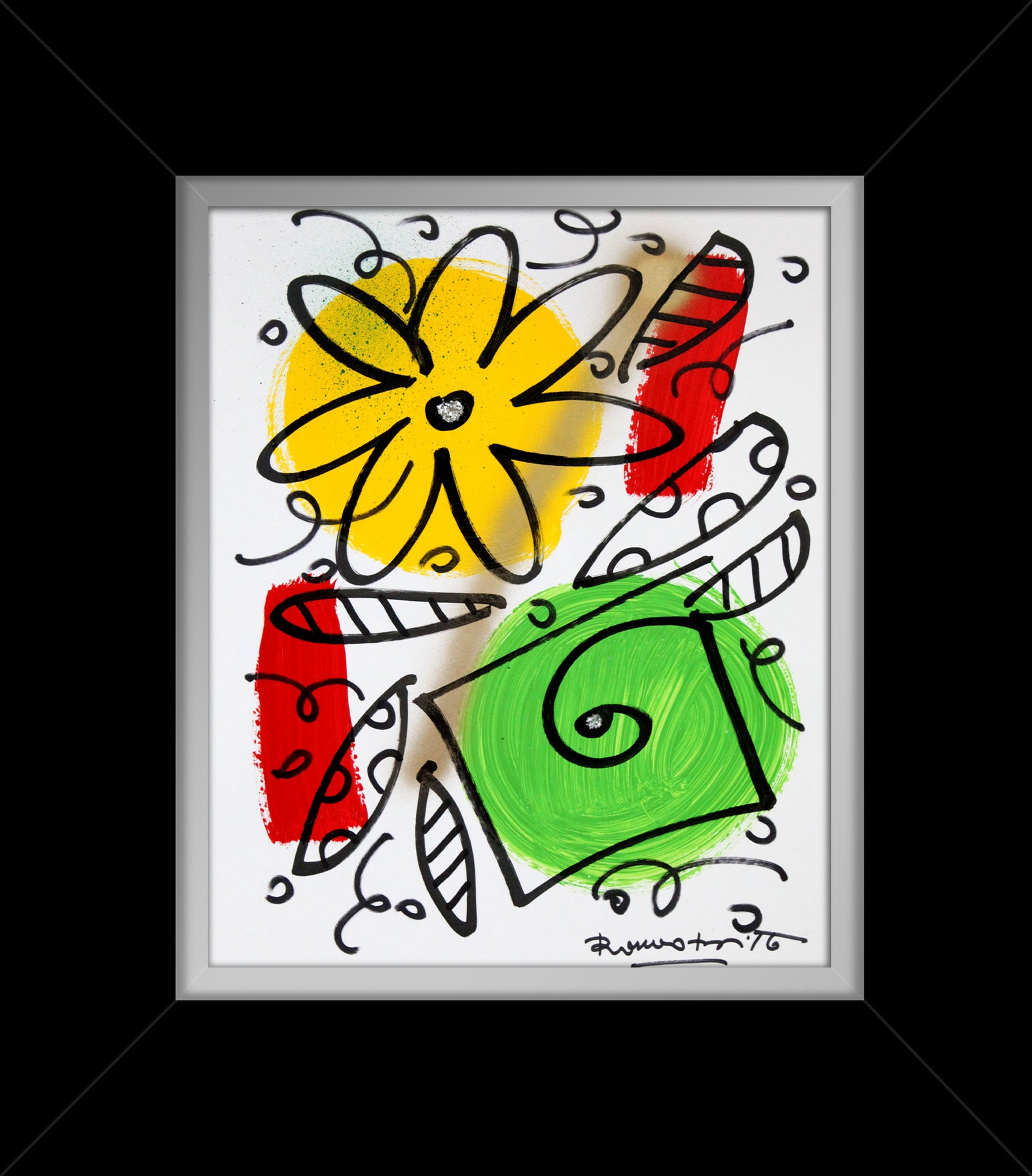 evolution original drawing colorful decorative collectible gift idea