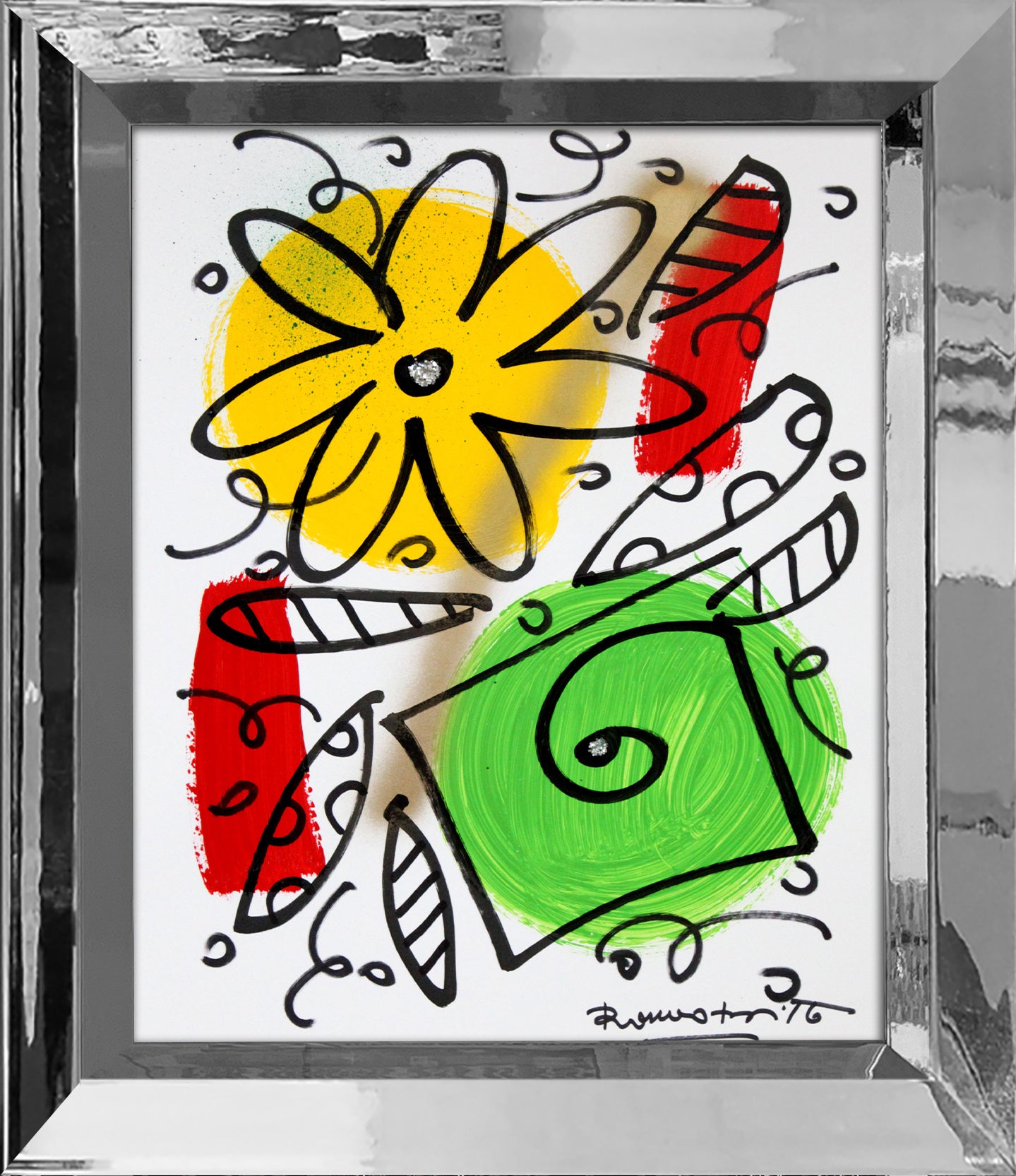 evolution original drawing colorful decorative collectible gift idea