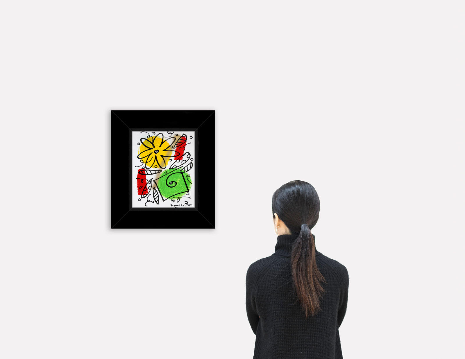 evolution original drawing artistic colorful design collectible