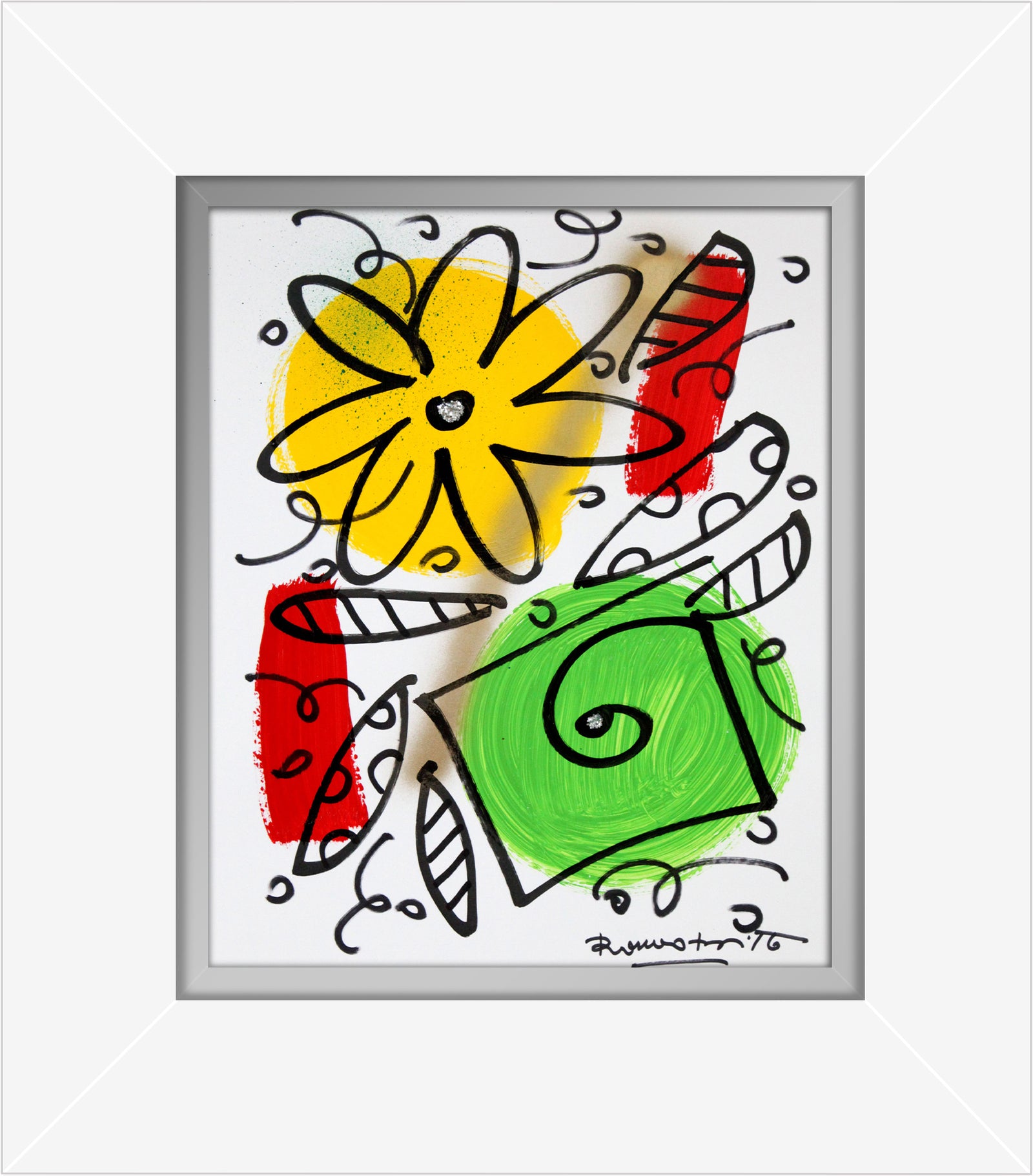 evolution original drawing artistic colorful design collectible