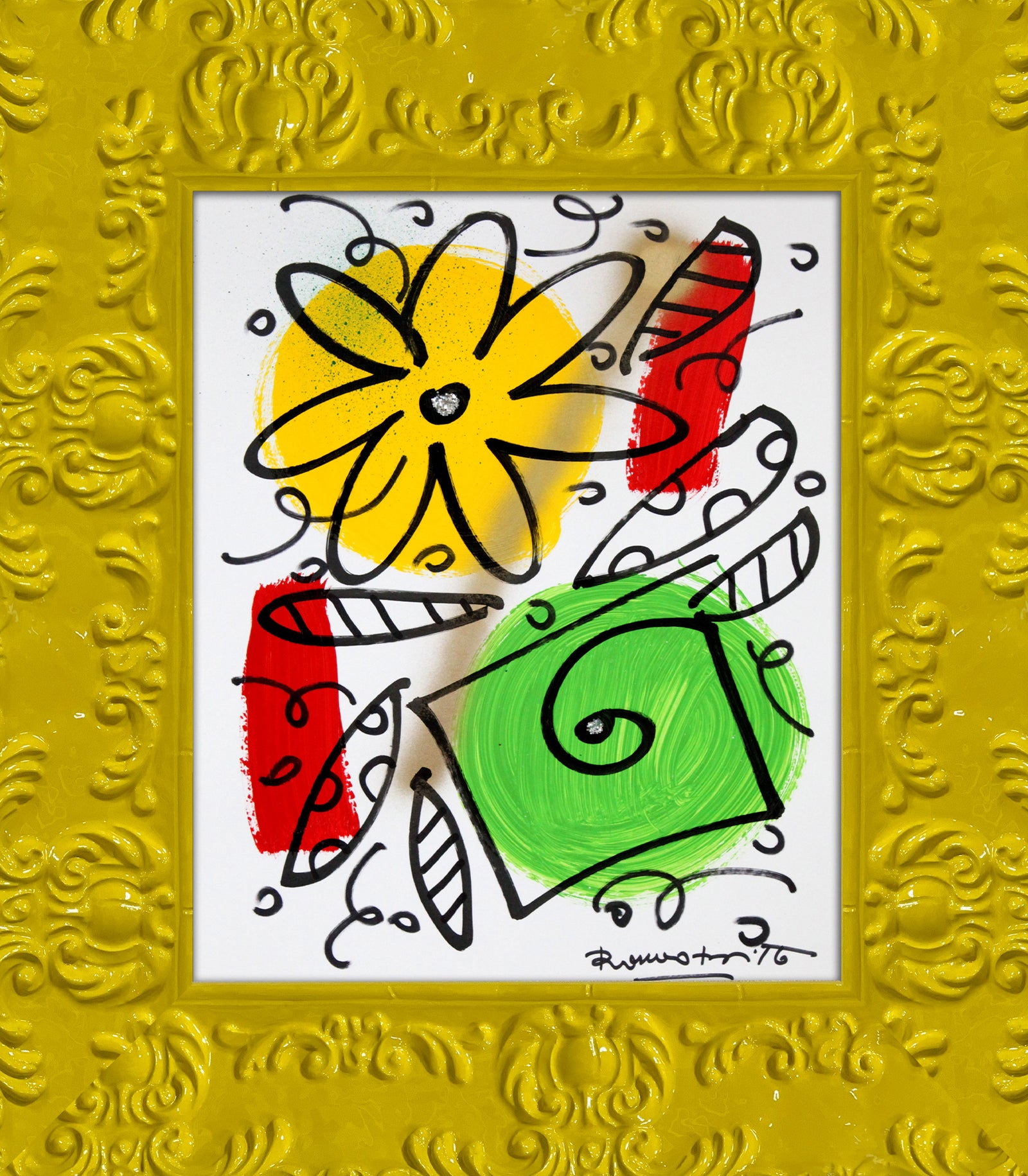 evolution original drawing colorful decorative collectible gift idea