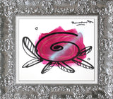 PINK FLOWER -  Original Drawing