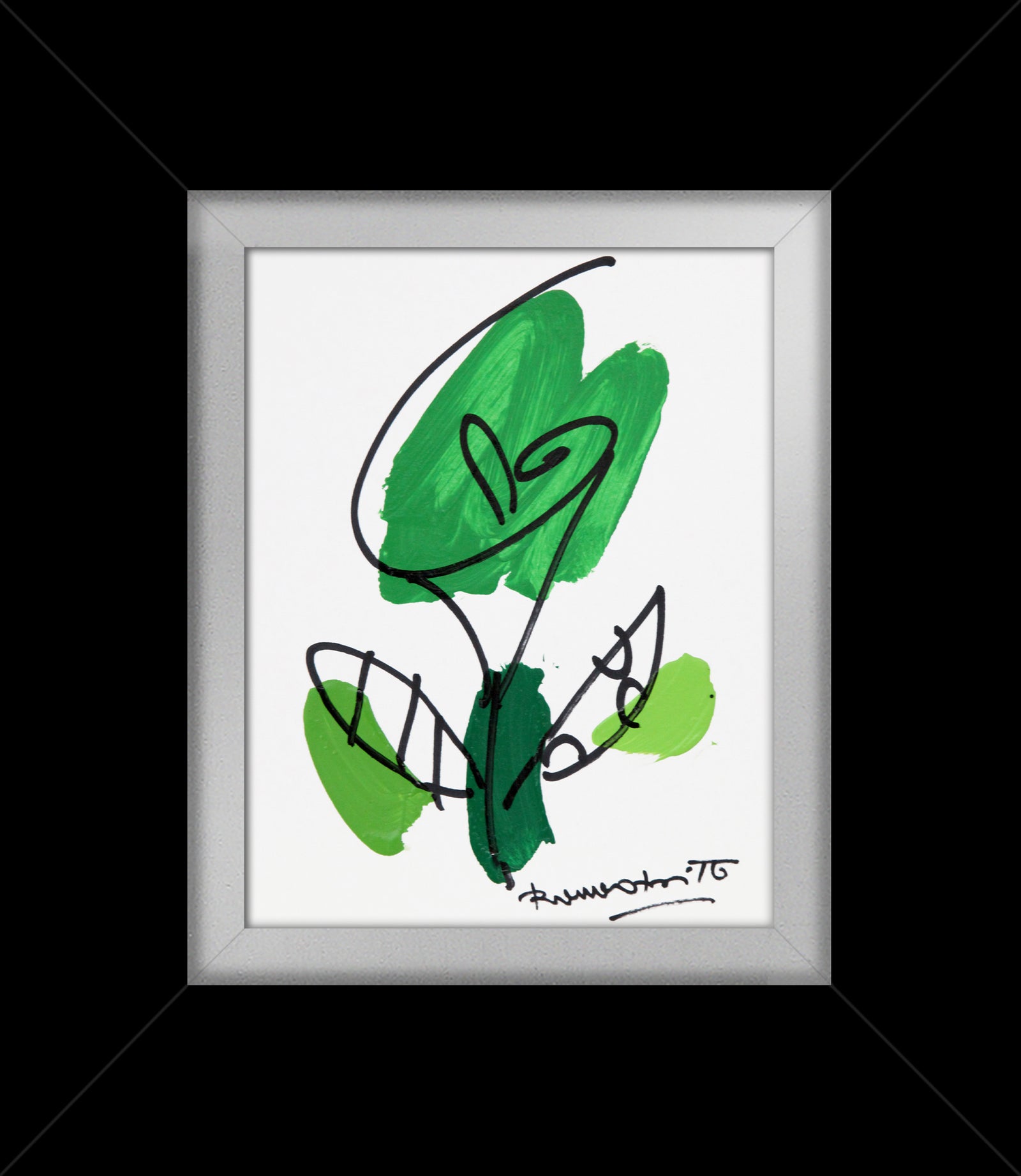 THOMAS FLOWER (BRAZIL GREEN) - Original Drawing