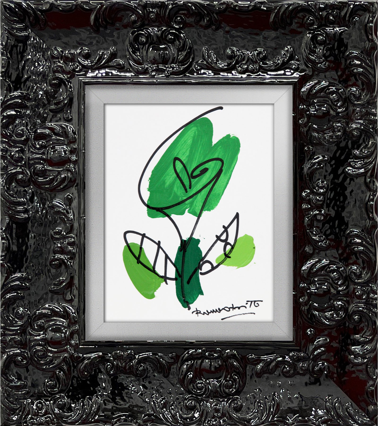 THOMAS FLOWER (BRAZIL GREEN) - Original Drawing