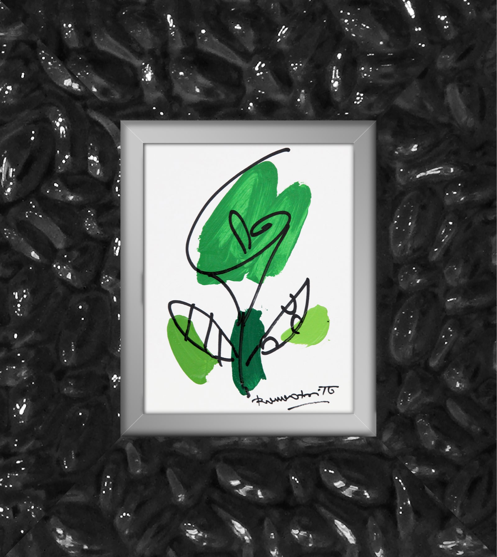 THOMAS FLOWER (BRAZIL GREEN) - Original Drawing