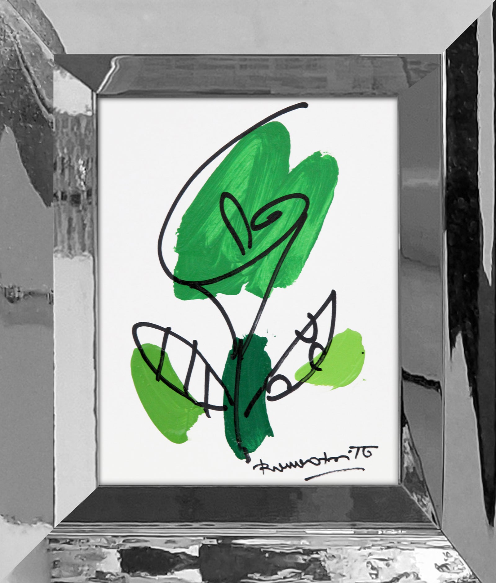 THOMAS FLOWER (BRAZIL GREEN) - Original Drawing