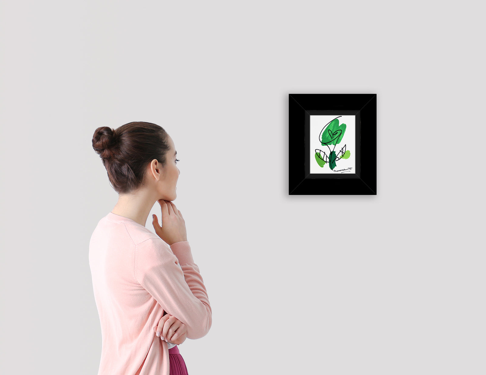 THOMAS FLOWER (BRAZIL GREEN) - Original Drawing