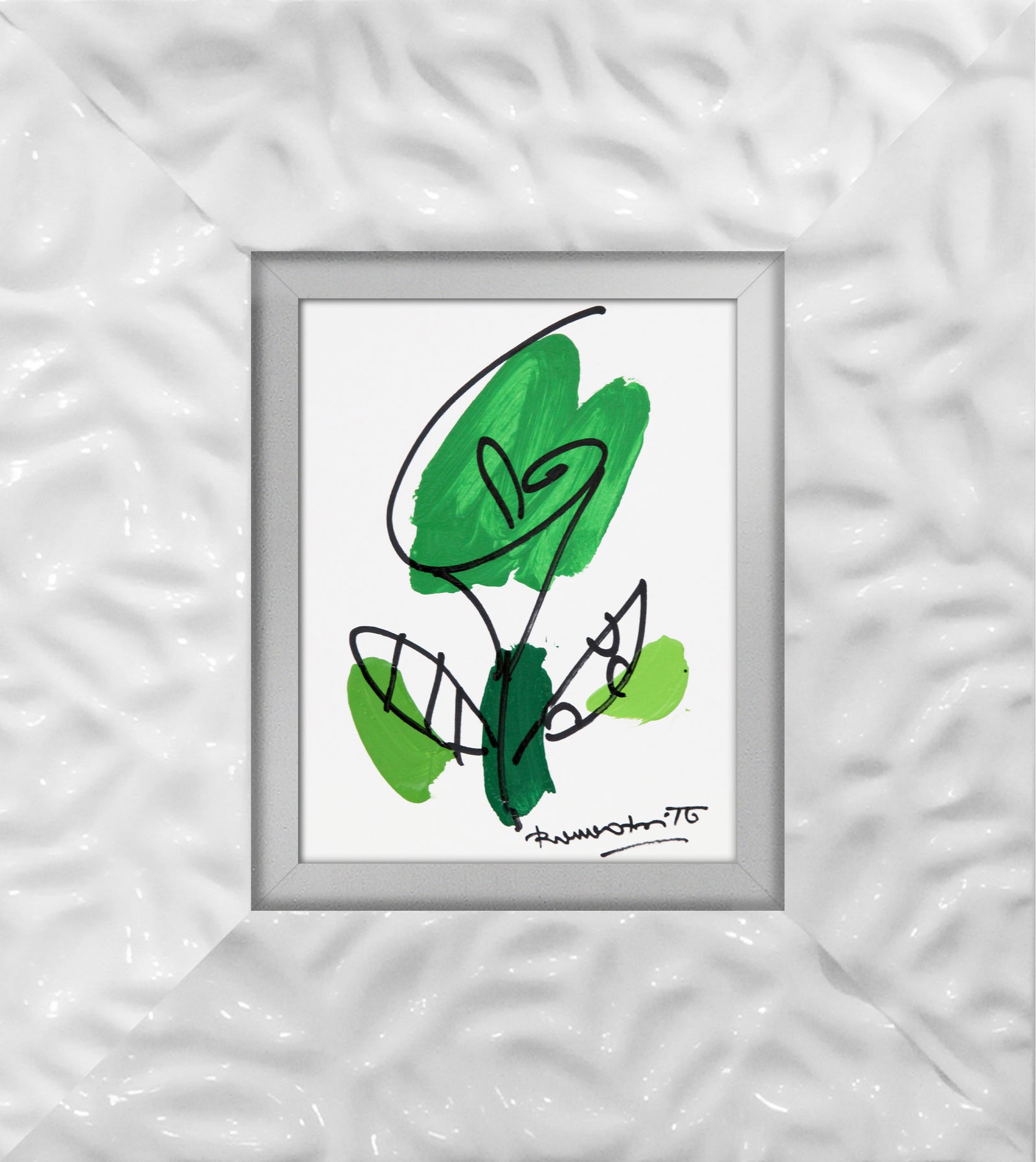 THOMAS FLOWER (BRAZIL GREEN) - Original Drawing