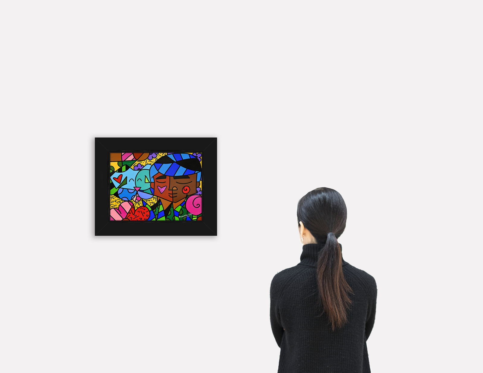 amigos original painting artistic colorful design collectible