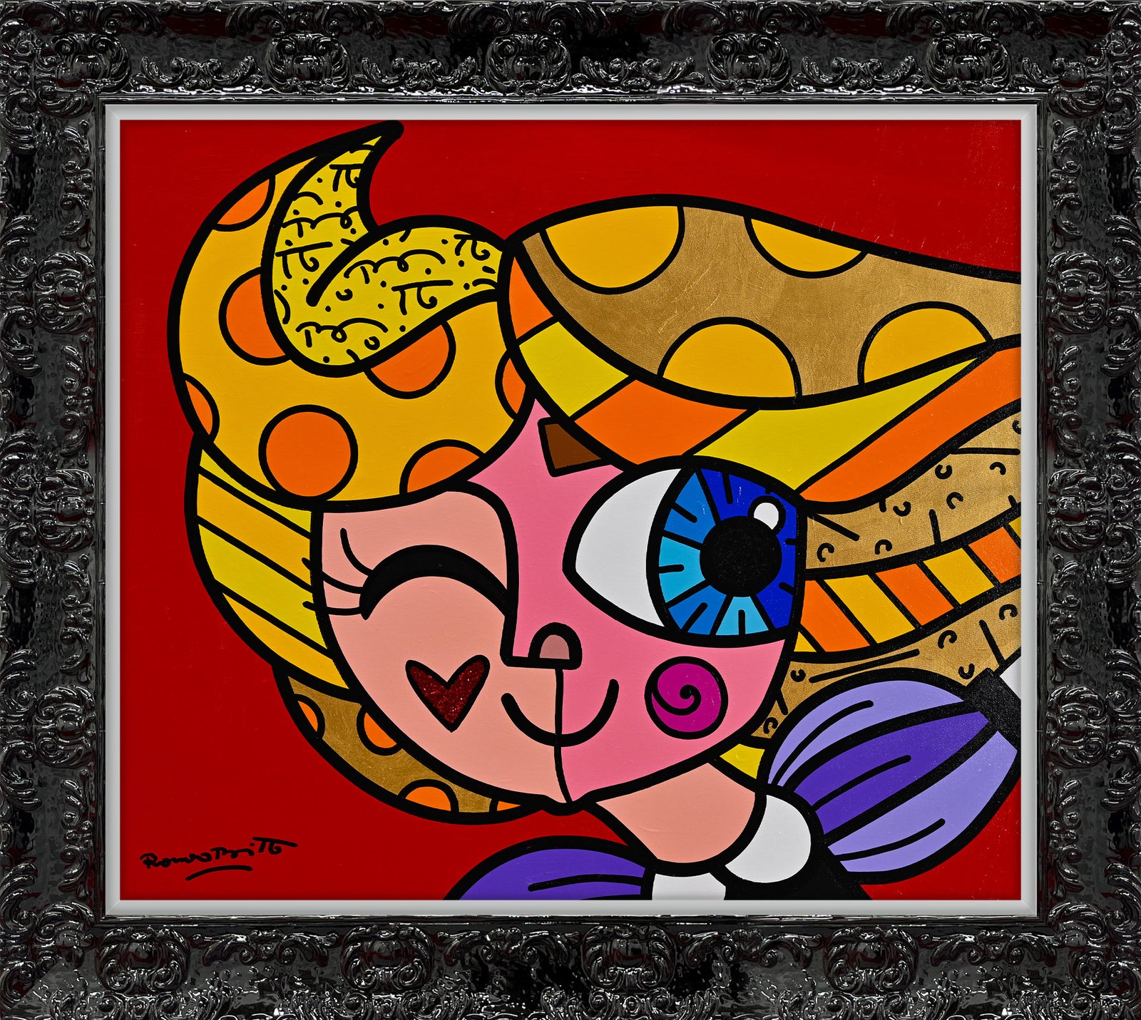 here we go original painting colorful decorative collectible gift idea