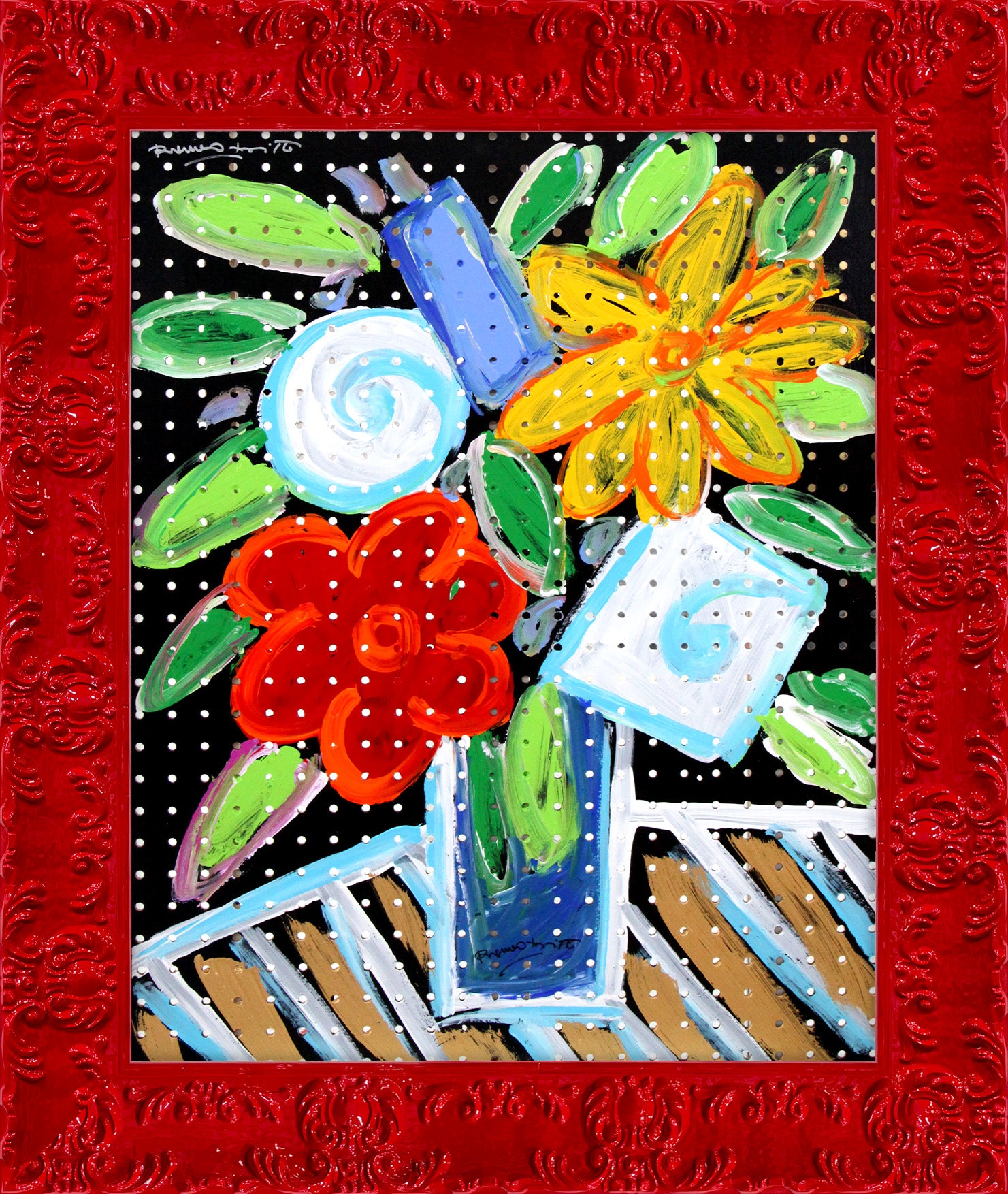 marcia original painting colorful decorative collectible gift idea