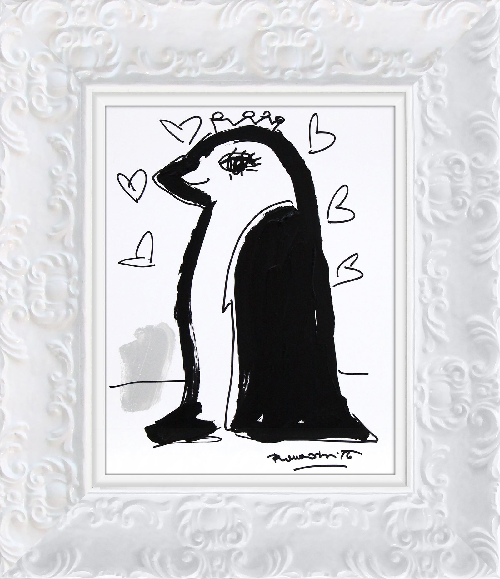 thomas collection penguin original drawing colorful decorative collectible gift idea