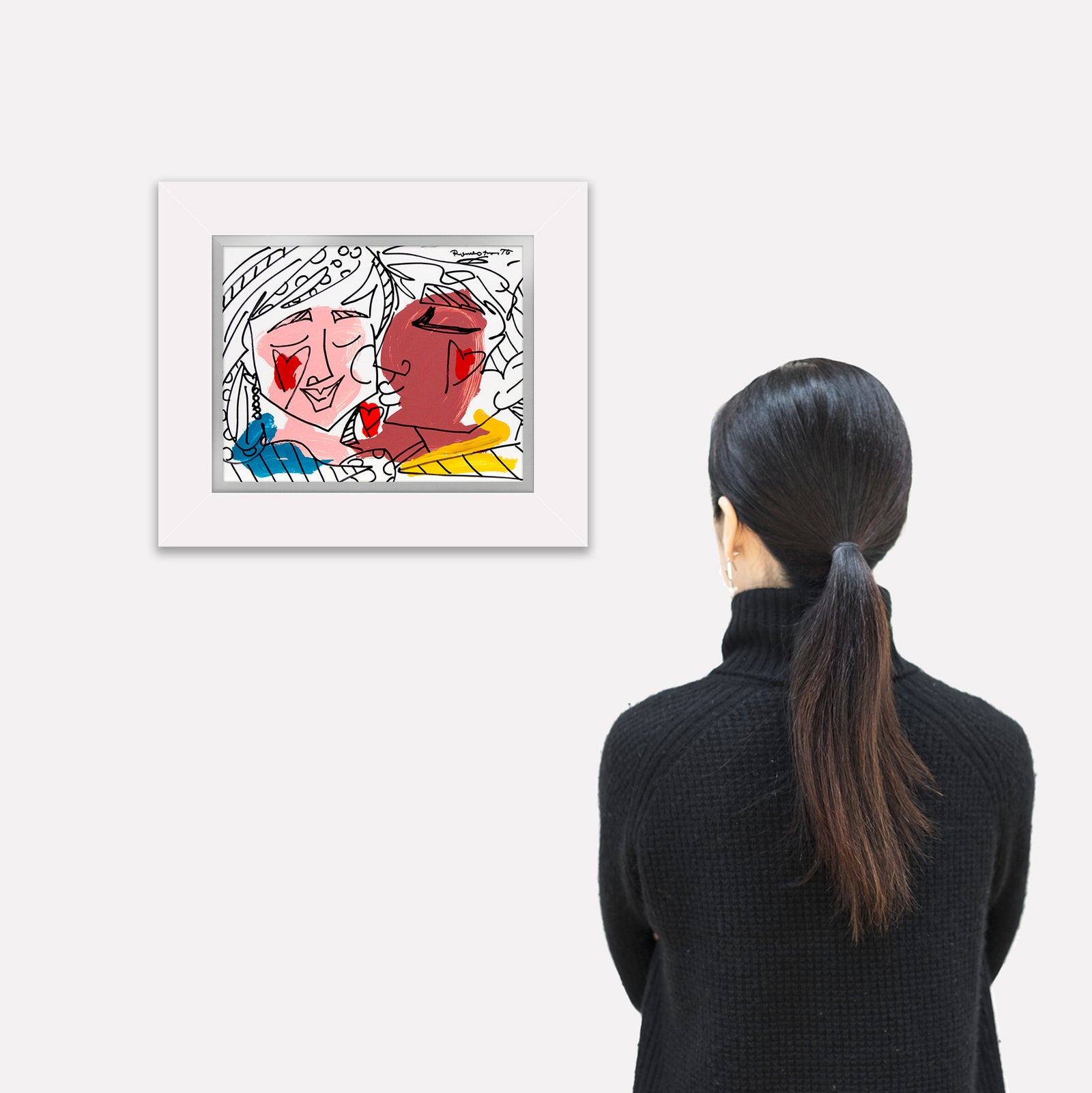 love collection original drawing artistic colorful design collectible