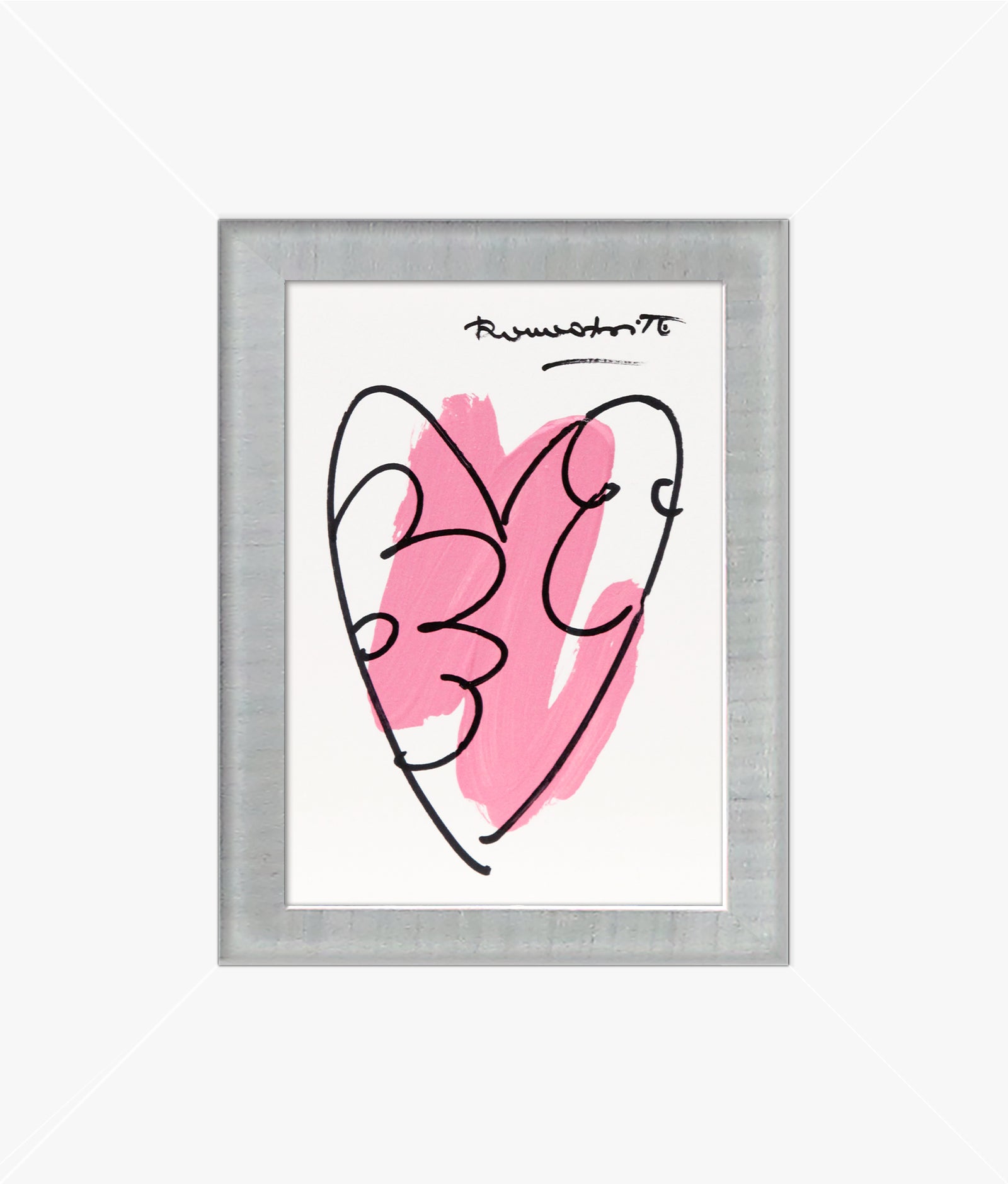 modern pop art thomas heartbeat collection original drawing vibrant home decor