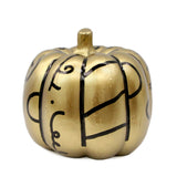 GOLDEN PUMPKIN - Hand Painted Original Object