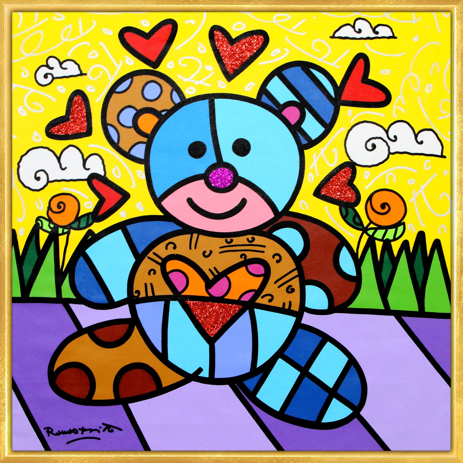 TEDDY BEAR - Original Painting