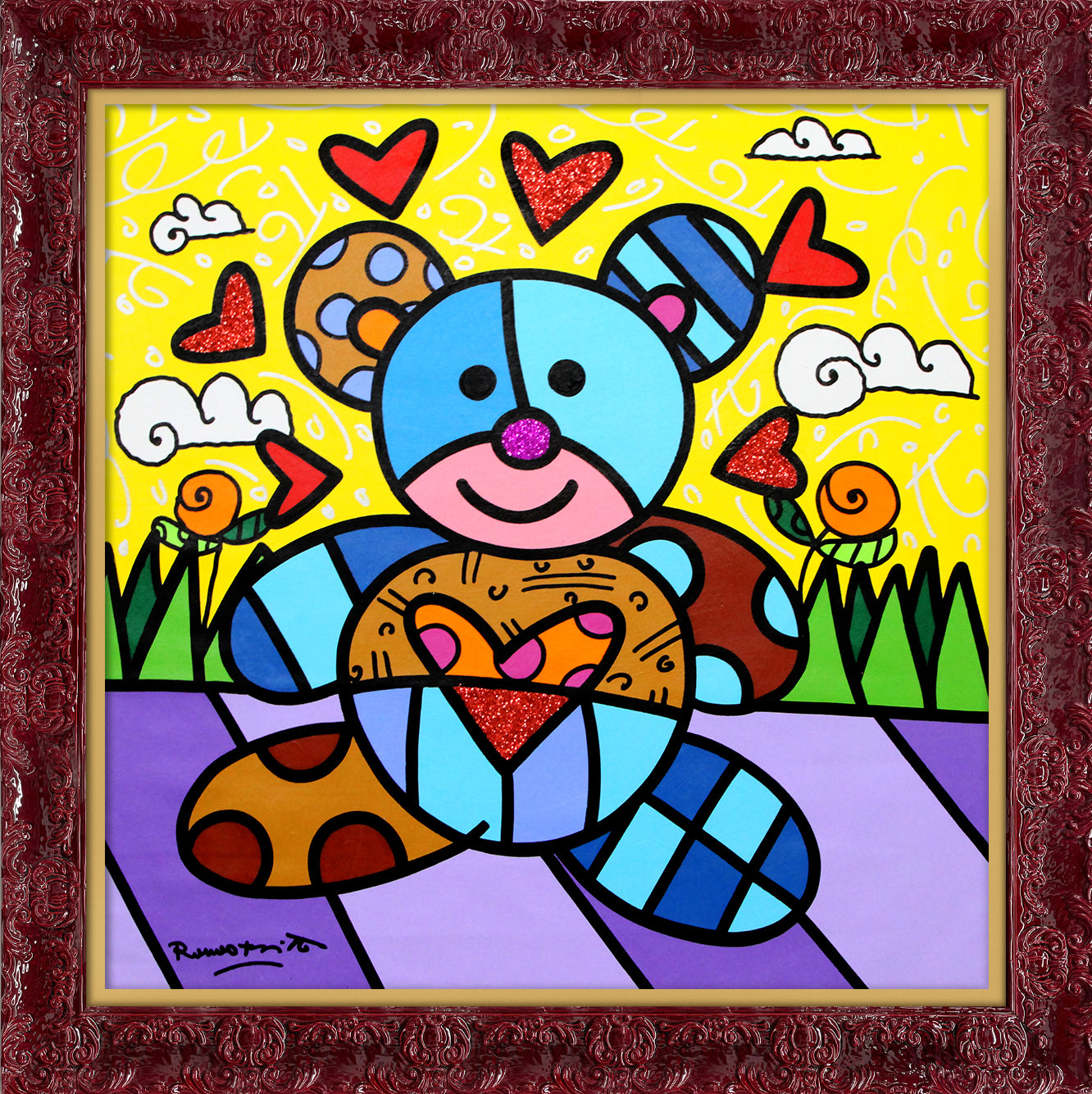 TEDDY BEAR - Original Painting