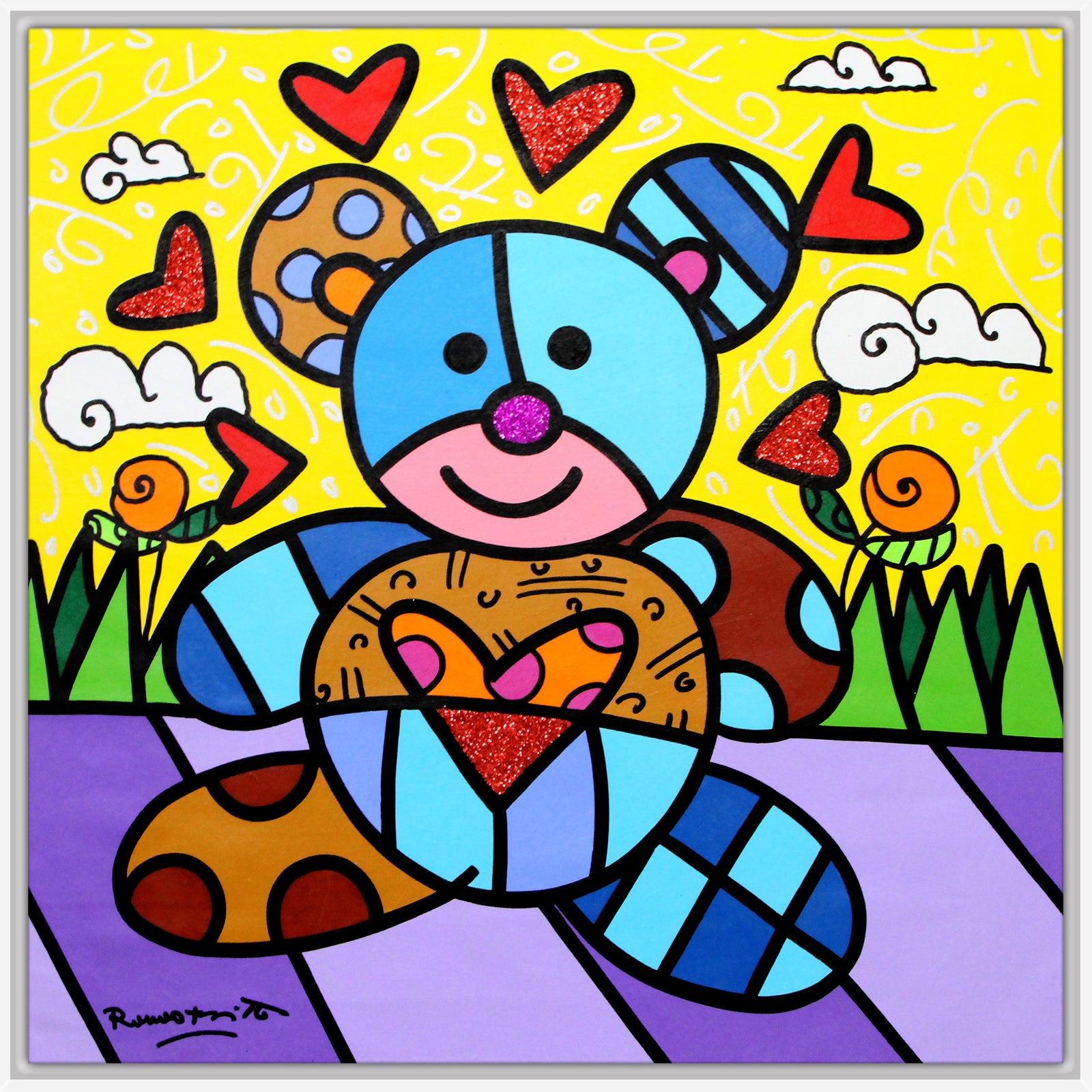 TEDDY BEAR - Original Painting