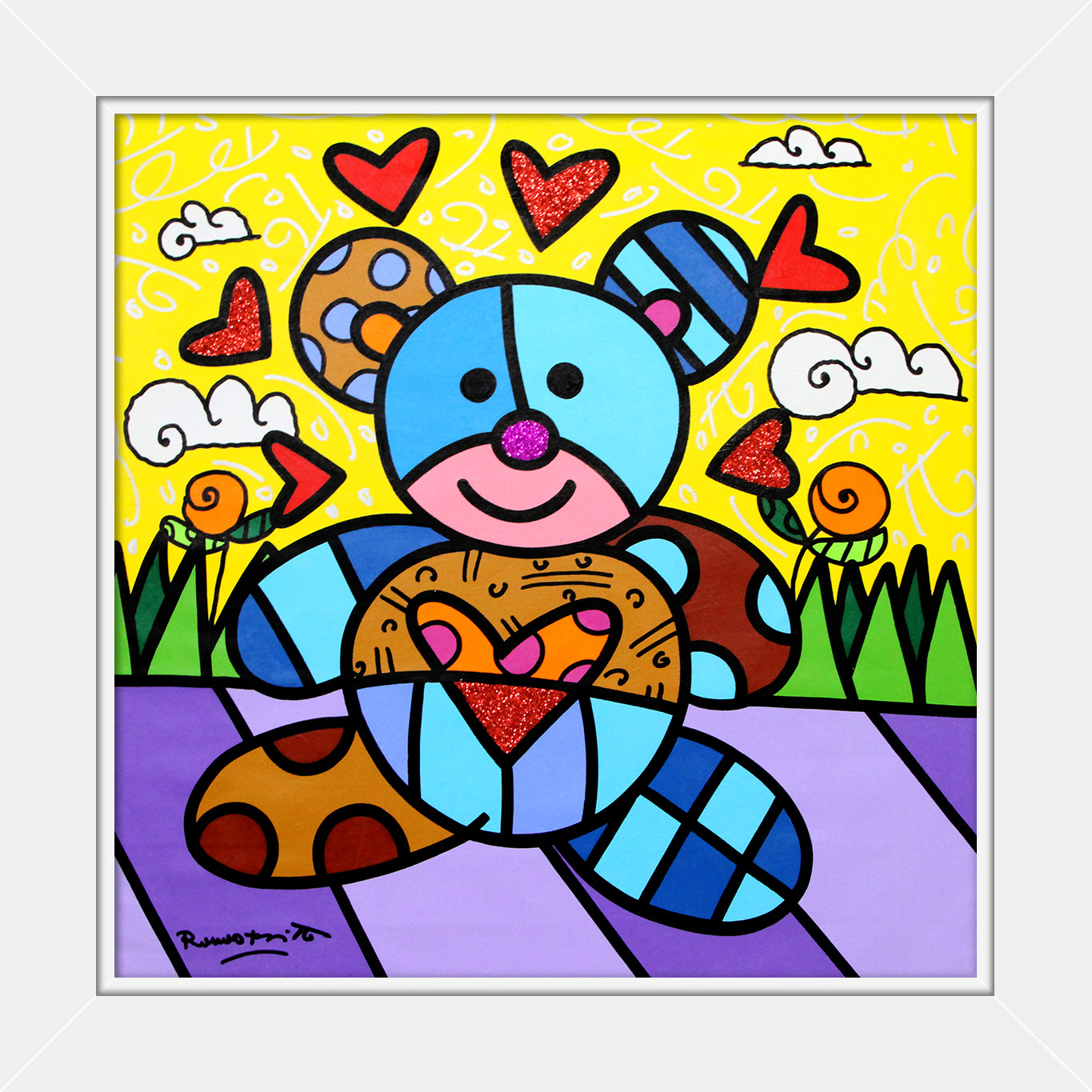 TEDDY BEAR - Original Painting