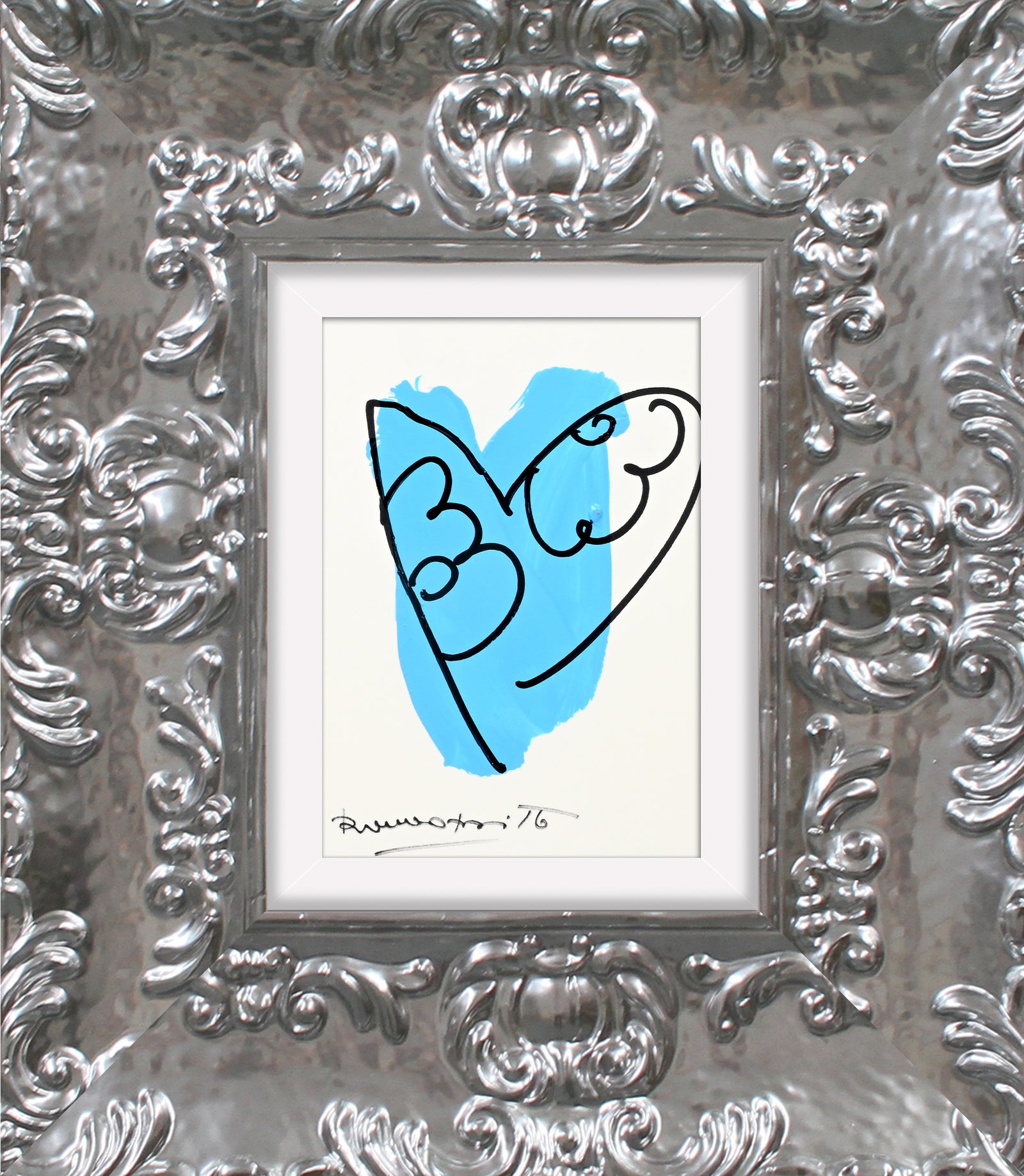 modern pop art thomas heartbeat collection original drawing vibrant home decor