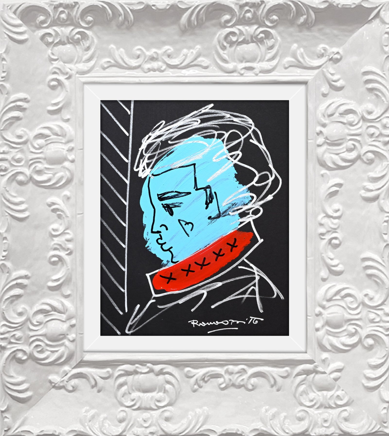 love collection man original drawing colorful decorative collectible gift idea