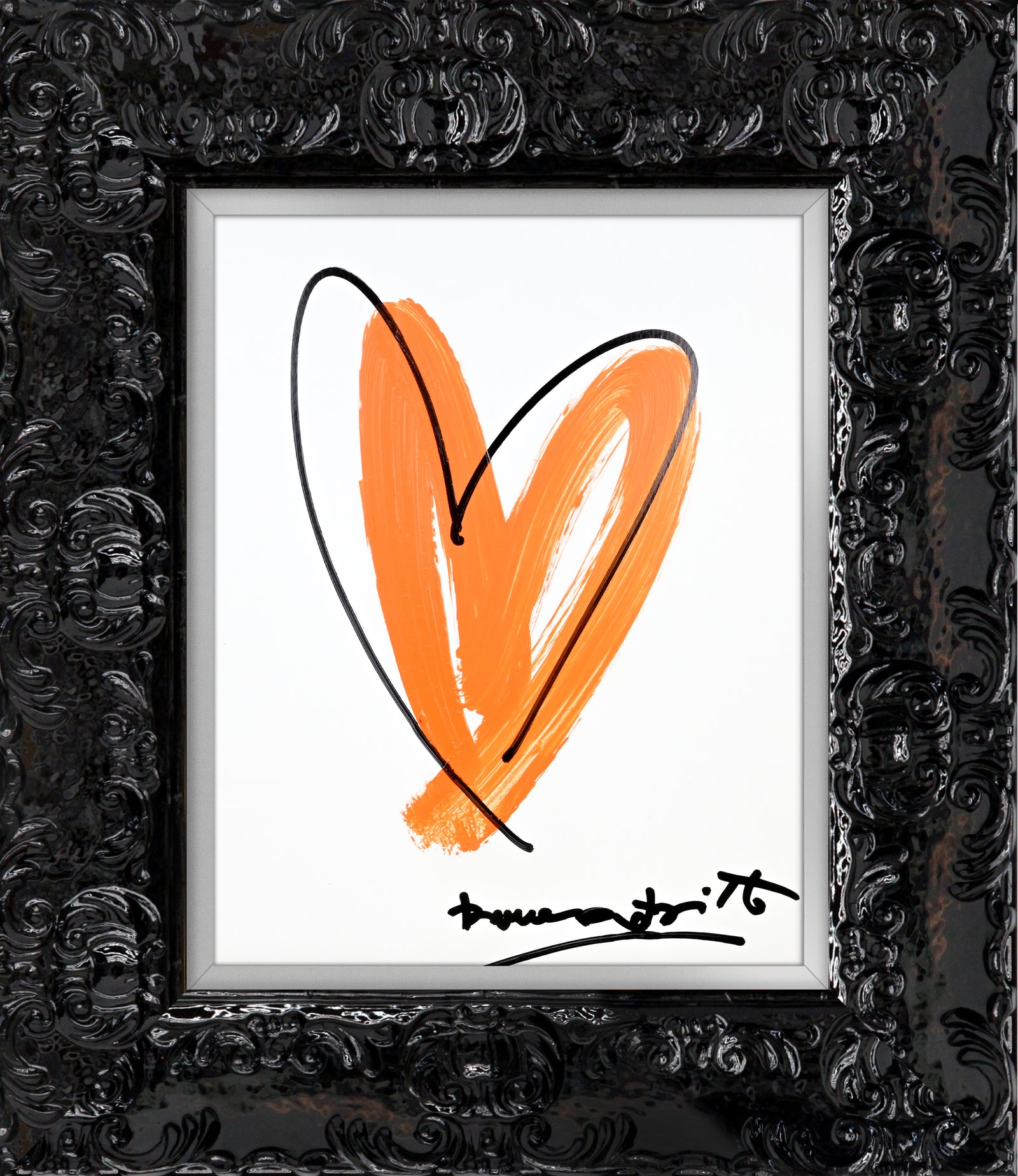 modern pop art thomas heartbeat collection original drawing vibrant home decor