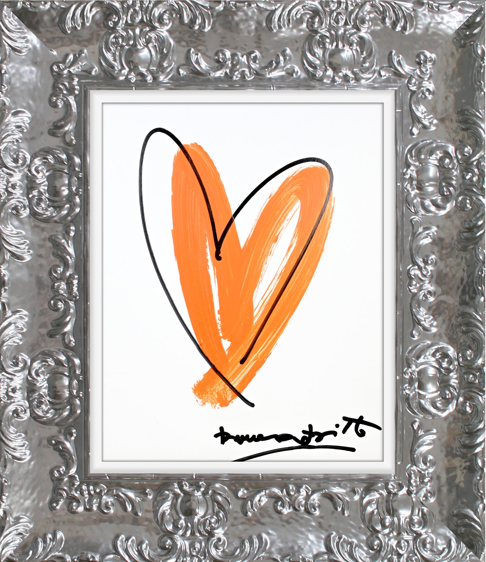 modern pop art thomas heartbeat collection original drawing vibrant home decor
