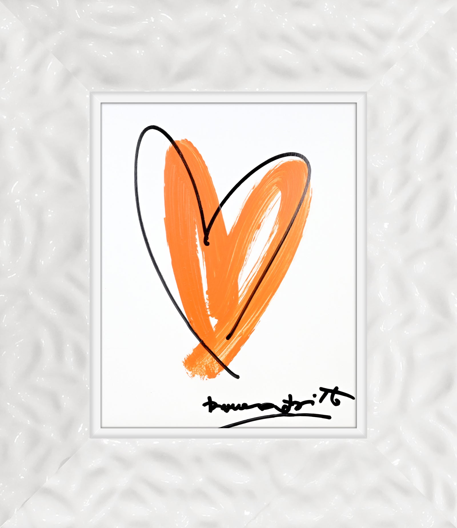modern pop art thomas heartbeat collection original drawing vibrant home decor