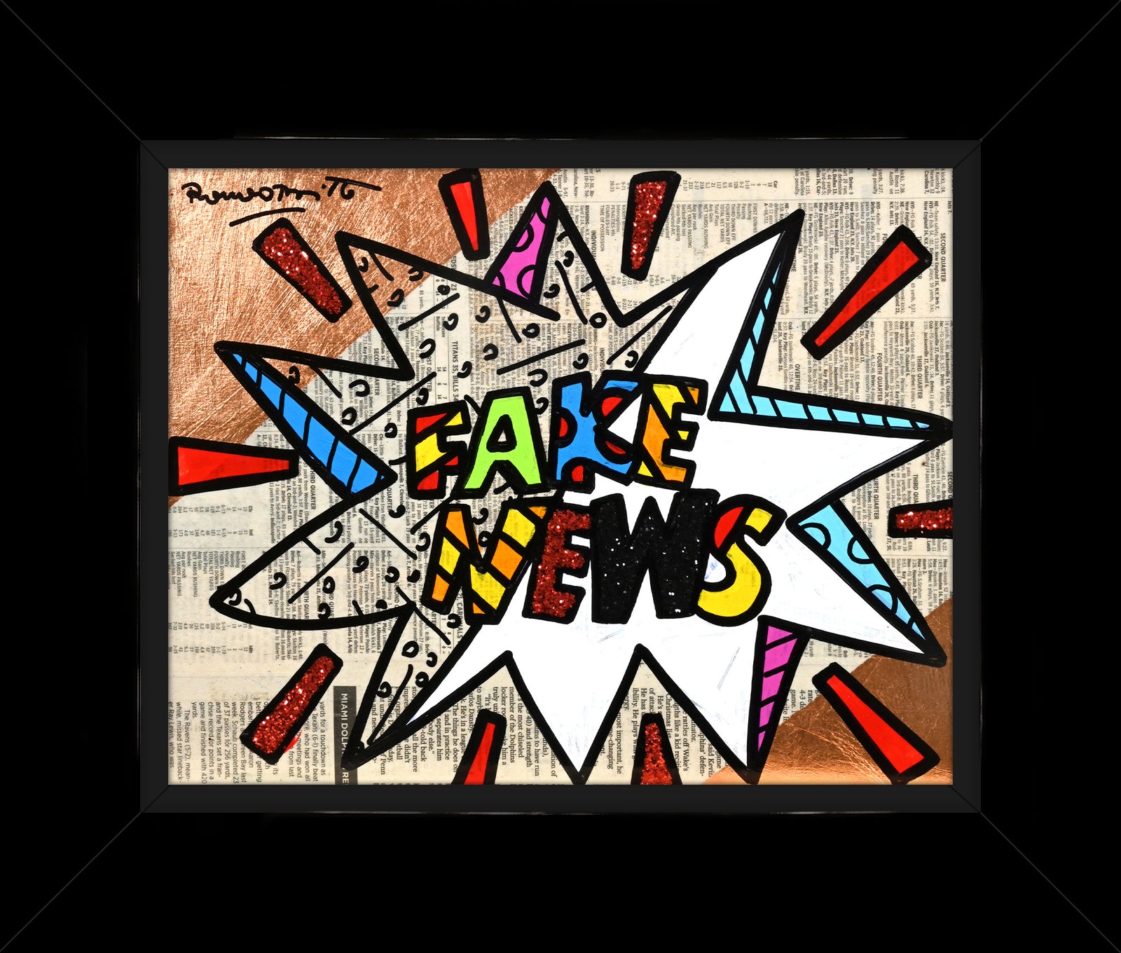 FAKE NEWS - Original Painting