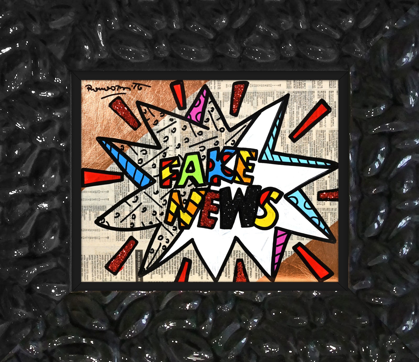 FAKE NEWS - Original Painting