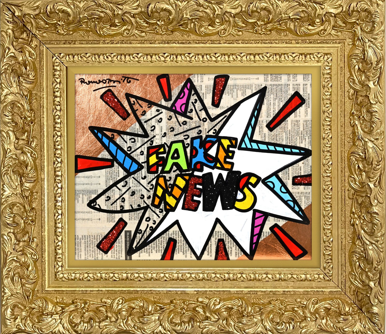 FAKE NEWS - Original Painting