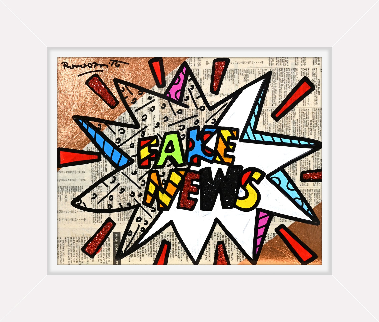 FAKE NEWS - Original Painting