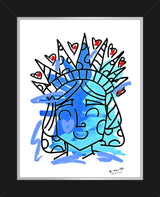 LADY LIBERTY -  Mixed Media Original