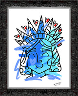 LADY LIBERTY -  Mixed Media Original