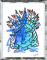 LADY LIBERTY -  Mixed Media Original