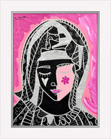 MOTHER IN PINK SILVER -  Mixed Media Original
