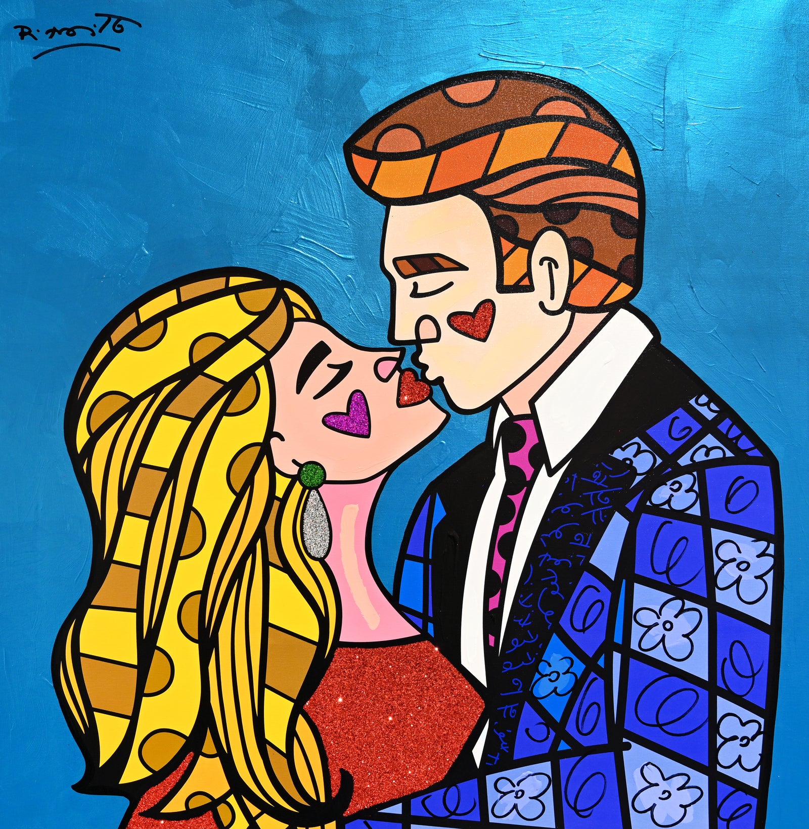 MOONSTRUCK - Mixed Media Original