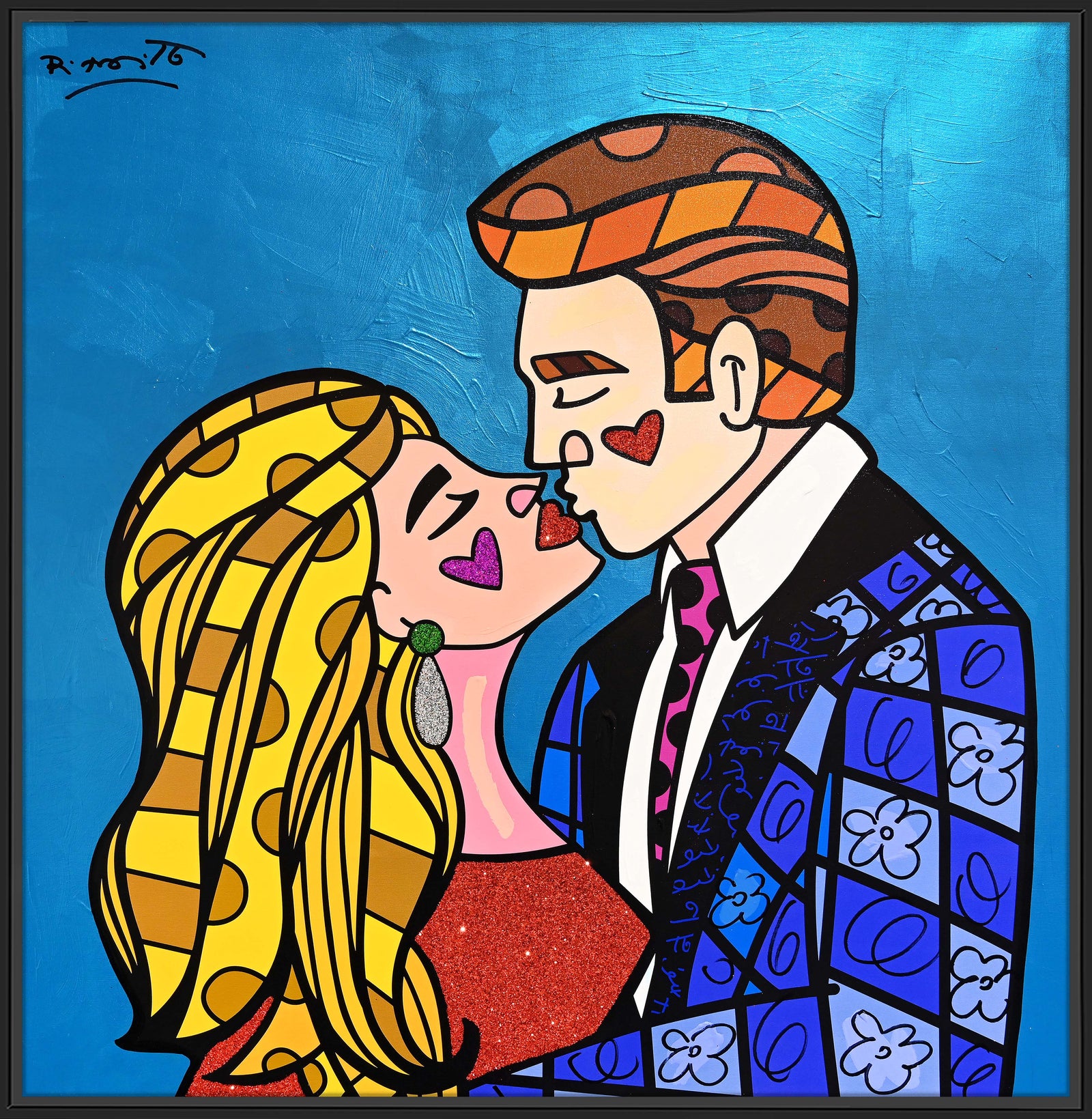 MOONSTRUCK - Mixed Media Original