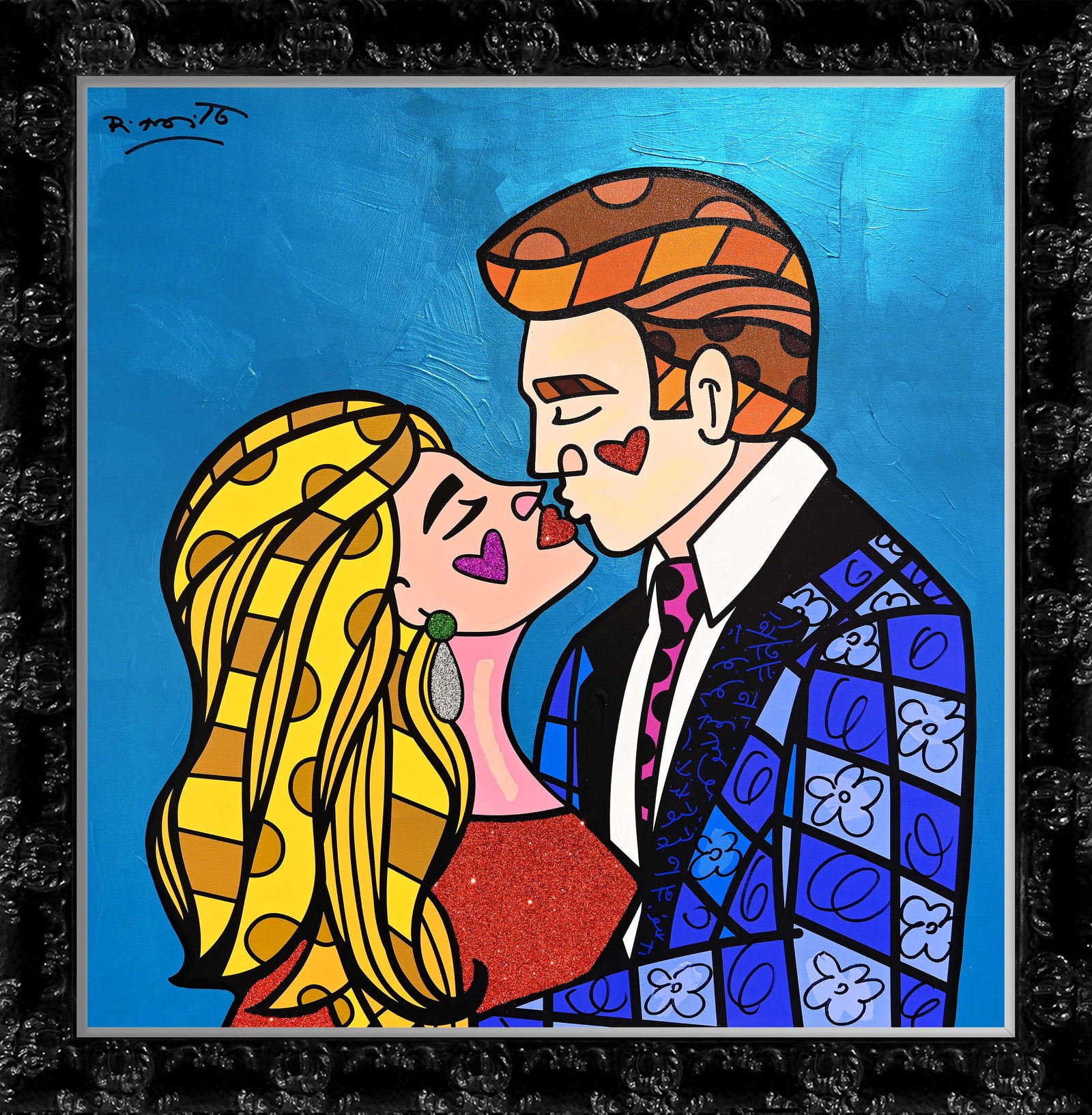 MOONSTRUCK - Mixed Media Original