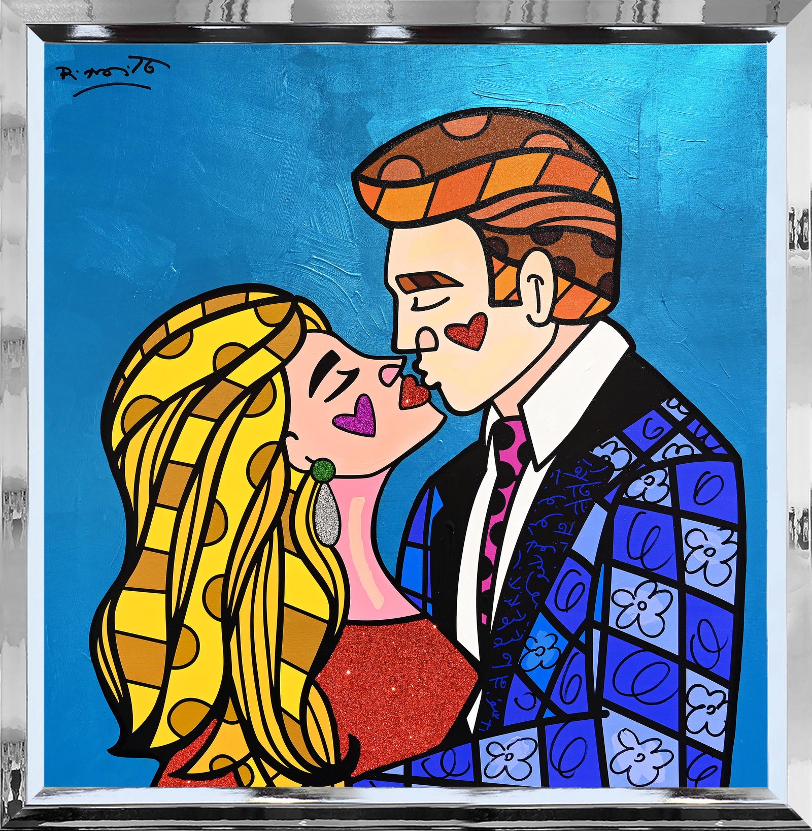 MOONSTRUCK - Mixed Media Original