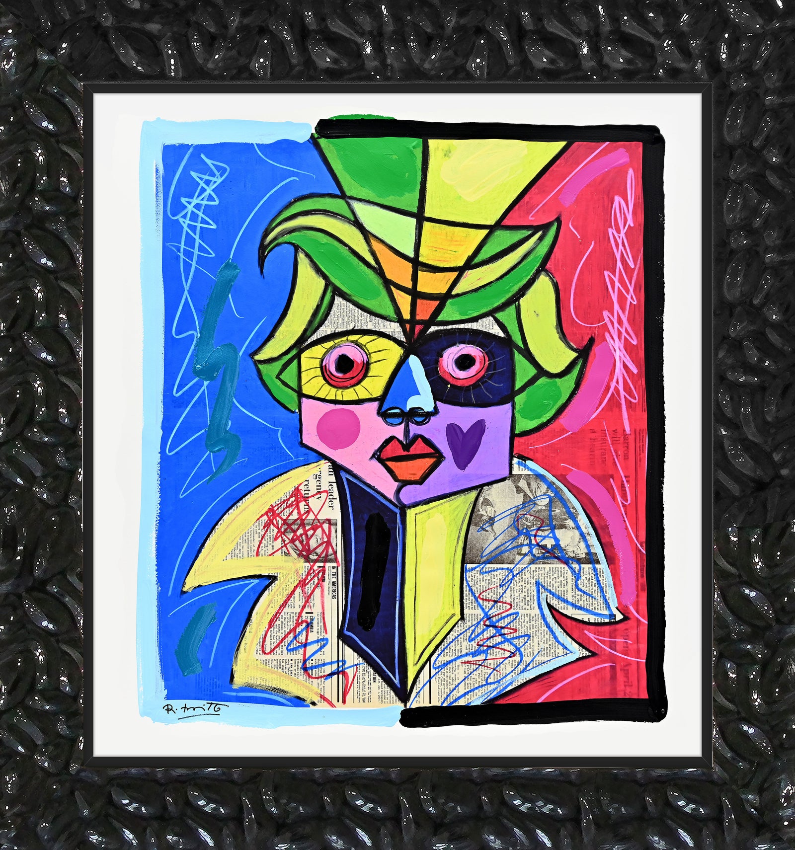 Venice Carnival - Mixed Media Original