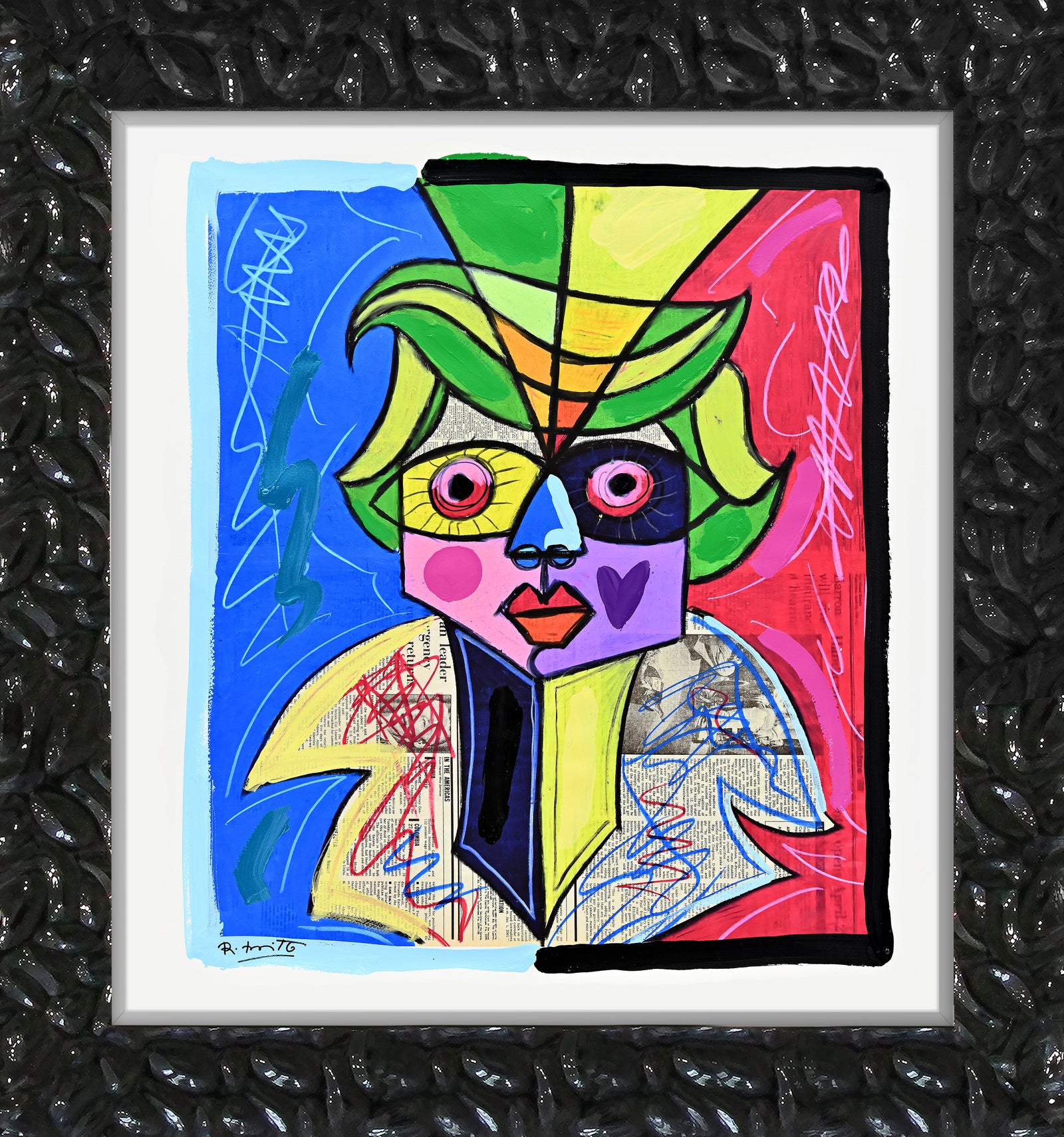 Venice Carnival - Mixed Media Original