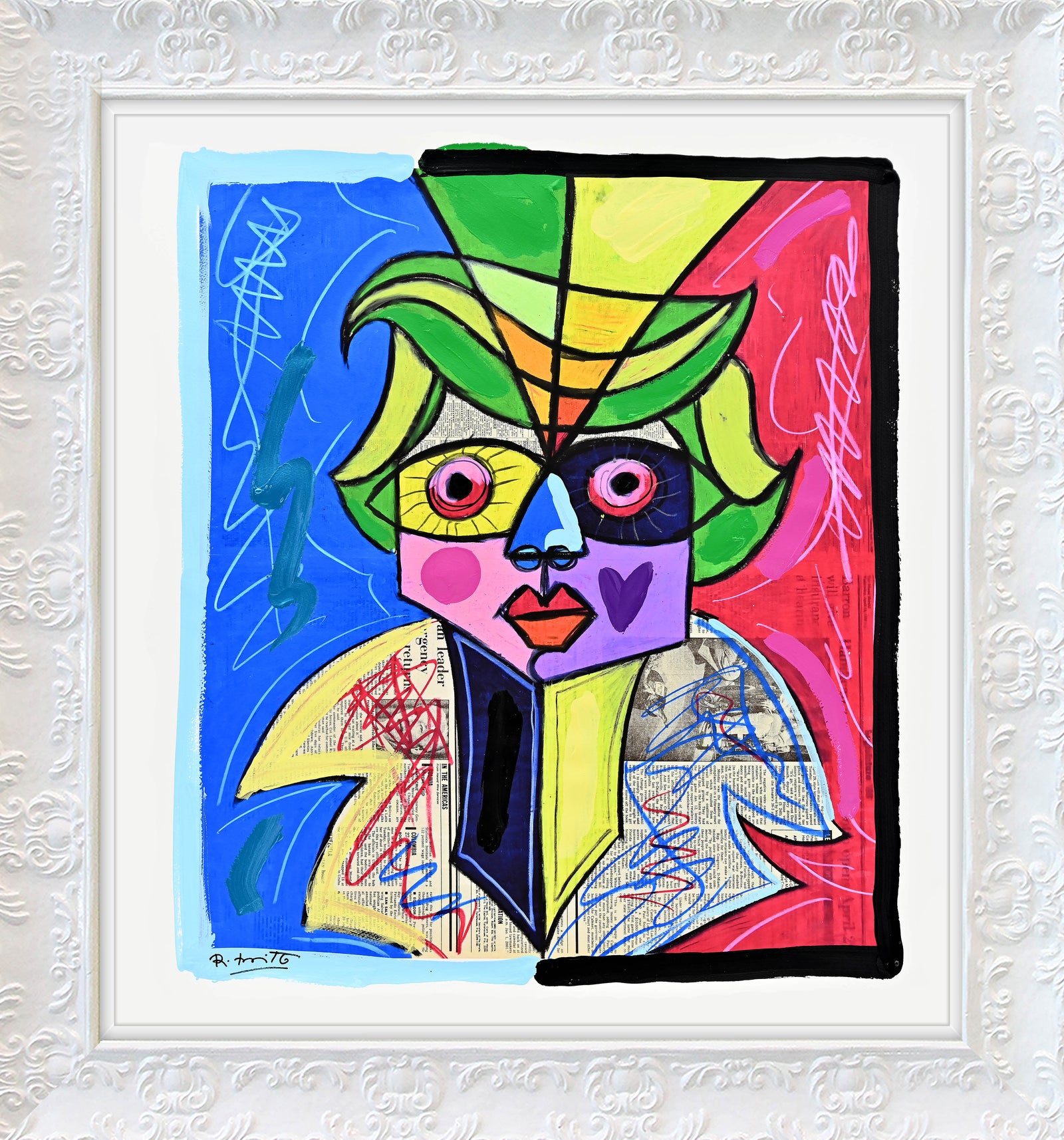 Venice Carnival - Mixed Media Original