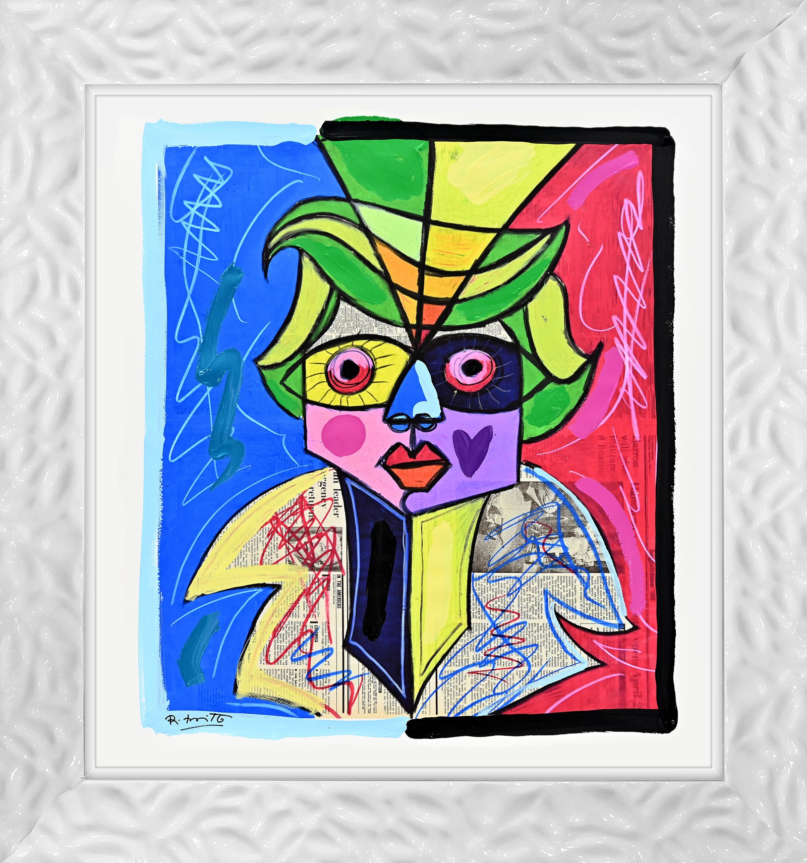 Venice Carnival - Mixed Media Original