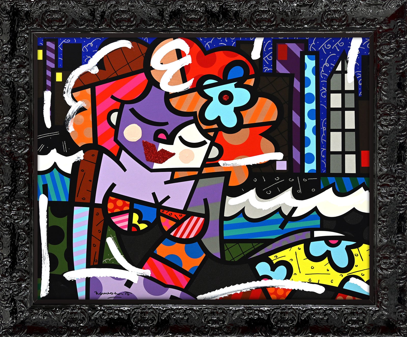 Downtown Girl - Mixed Media Original