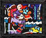 DOWNTOWN GIRL - Mixed Media Original