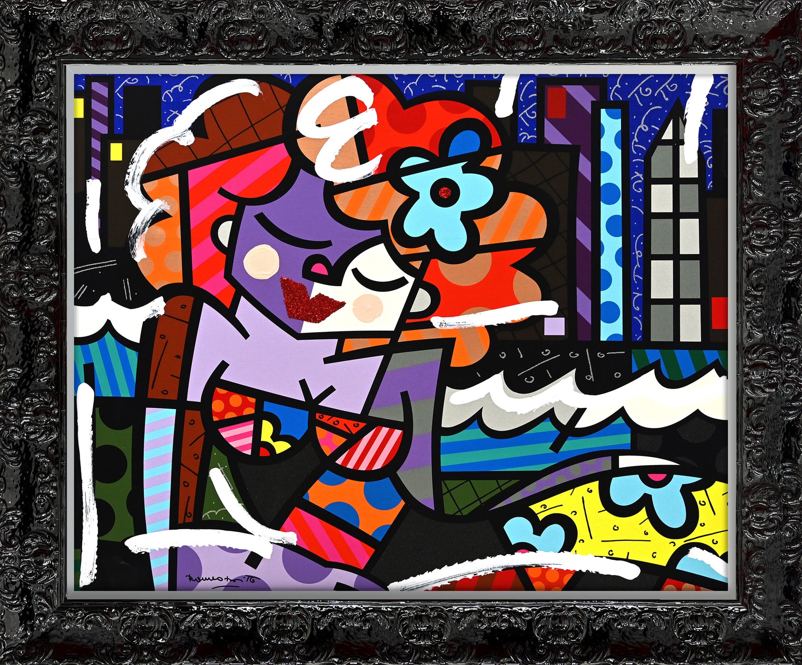 Downtown Girl - Mixed Media Original