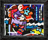 DOWNTOWN GIRL - Mixed Media Original