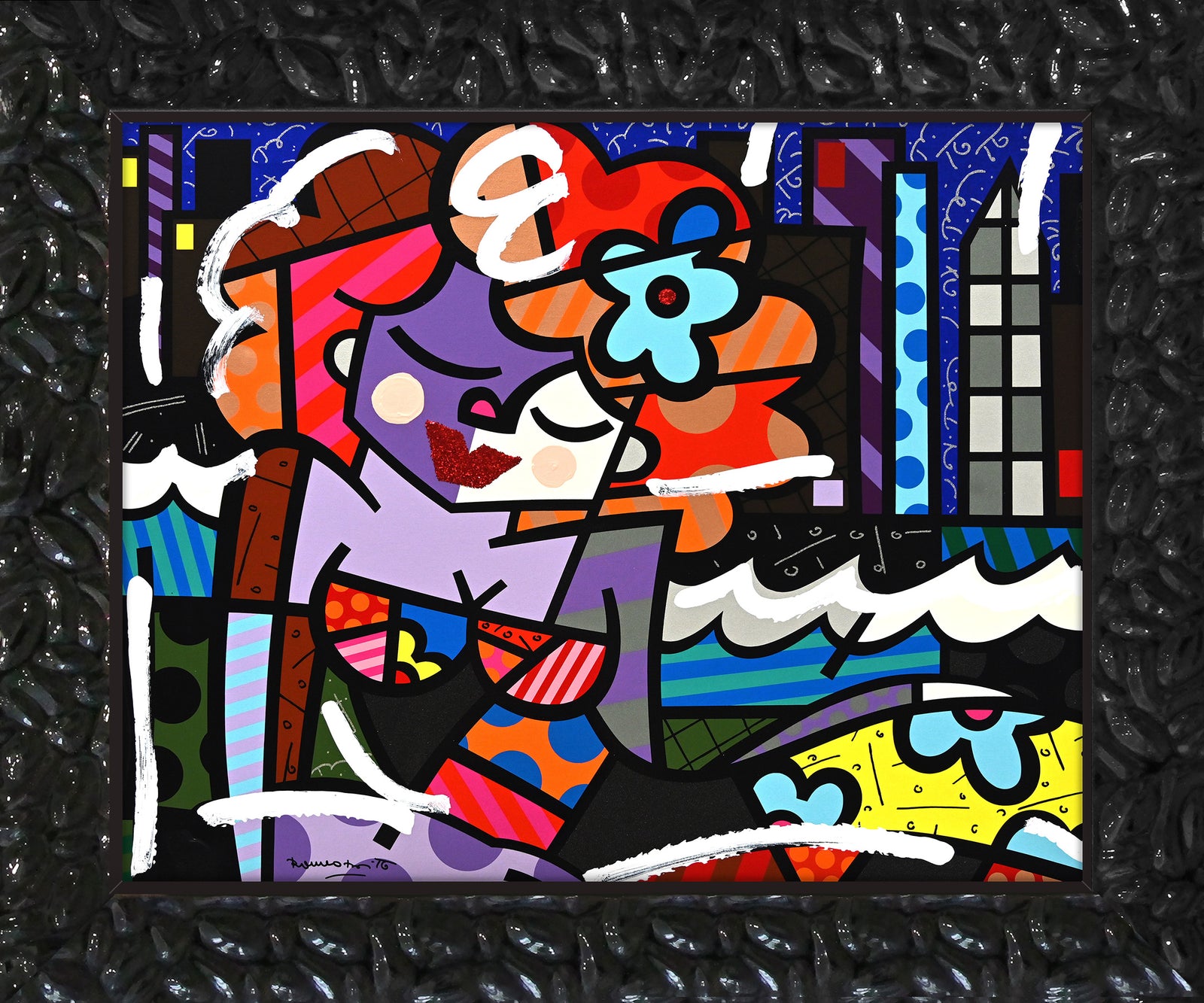 Downtown Girl - Mixed Media Original