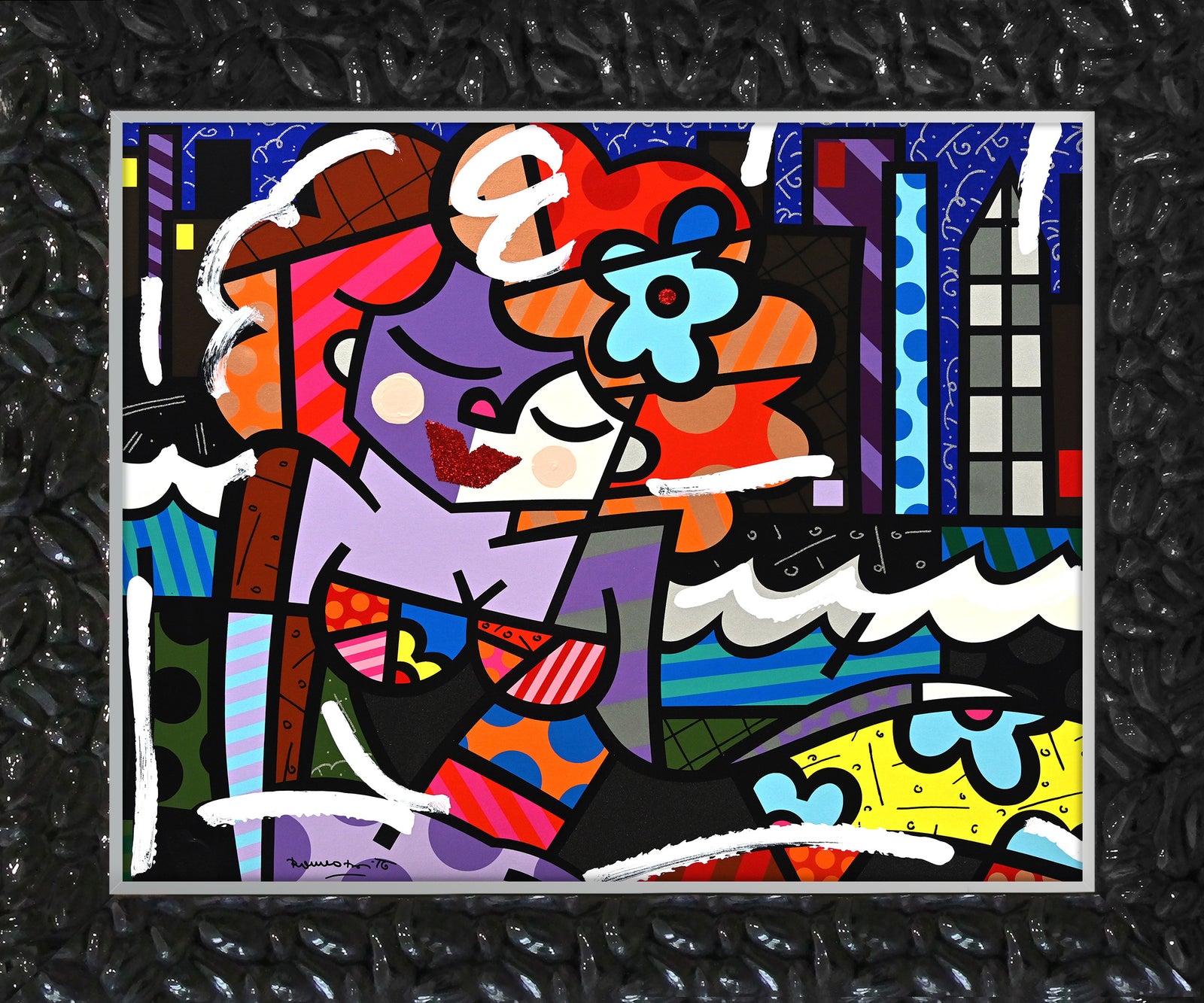 Downtown Girl - Mixed Media Original